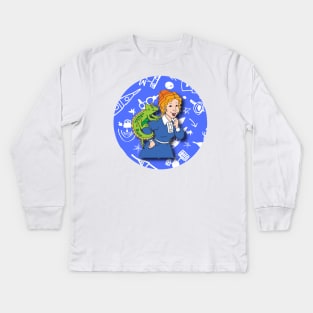 Ms Frizzle Kids Long Sleeve T-Shirt